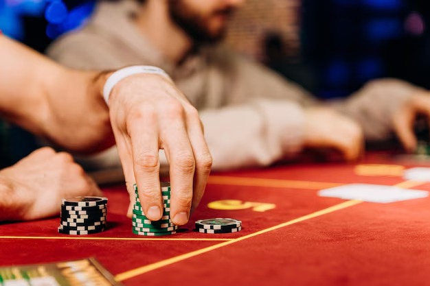 Live dealer Texas Hold'em Bonus table at erek 03